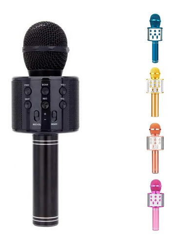 Micrófono Karaoke Niños 5w Bluetooth Efectos De Voz Parlante