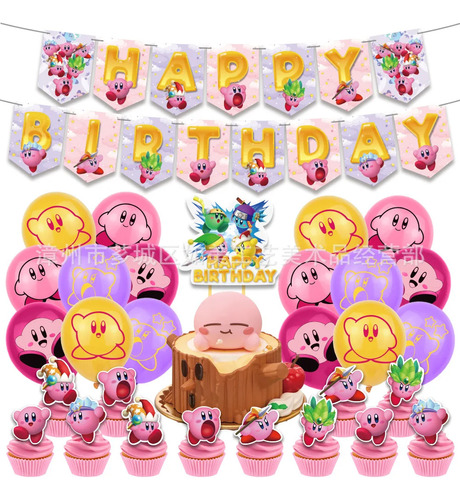 Set Cumpleaños Kirby (envio Gratis)