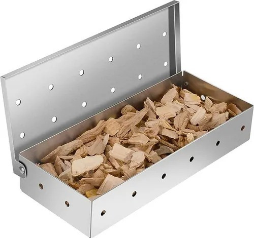 Caja Ahumadora Chips Ahumado Parrilla Horno Cocina Asado 