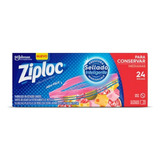 Ziploc Bolsas Multiuso Hermética Conservar Mediana 24 Un