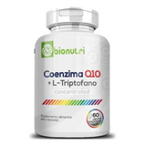 1x Coenzima Q10 L-triptofano 60cáps Ubiquinol 100% Absorção