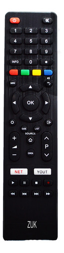 Control Remoto Tv Lcd Led Smart Philco Sanyo Netflix 529 Zuk