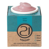 Gel Insignia Soft Pink Base Construção 30ml - Nails 21