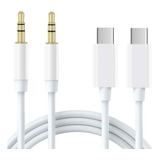 Cable Auxiliar Para iPhone 15, [certificado Mfi] Usb Tipo C