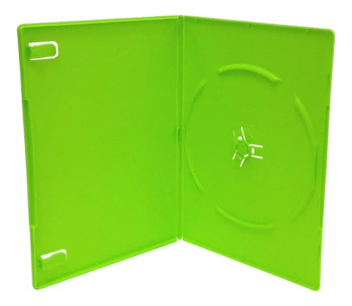 Cajas De 7mm Slim Para Dvd Verde X5 Unidades