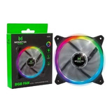 Pack 4 Ventiladores Gabinete Rgb 12cm 4 Pin Monster