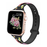 Extensible Delgado Compatible Apple Watch /t500 Mujer Flores