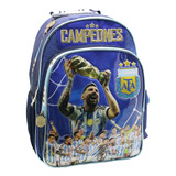 Mochila Afa Seleccion Argentina Escolar Primario De Espalda