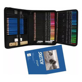 Kit Dibujo Estuche Profesional 96 Piezas