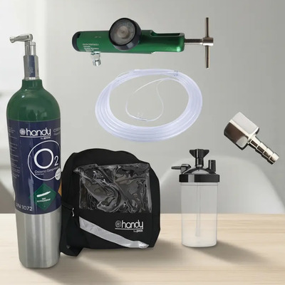 Kit Tanque Oxigeno Portatil 425 Y Vaso Humidificador | MercadoLibre
