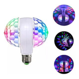 Lampara Led Doble Luces De Colores Fiesta Efectos Giratorio