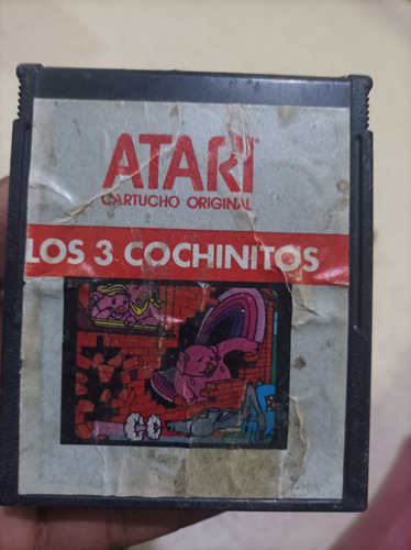 Raro Cartucho Atari Los 3 Cochinitos.. Leer Descripción 