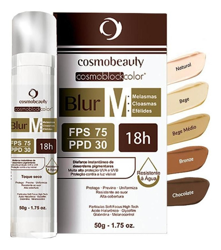 Blur M Bronze Cosmobeauty Fps75 Clareador Melasma 50g