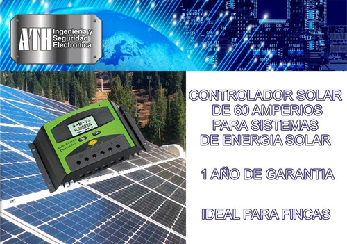 Controlador De 60 Amperios Para Energía Solar