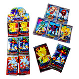 5 Paquetes De Cartas Sonic Juguete Piñata Souvenir 