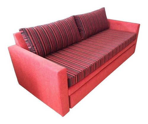 Sofa Cama Divan Chenille Anti Desgarro Con Carro Elevable