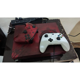 Microsoft Xbox One S 2tb Gears Of War 4 Limited Edition Cor Crimson Com Kinect 