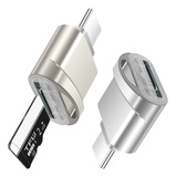 Adaptador Leitor Cartão De Memória Micro Sd Usb Otg Tipo C