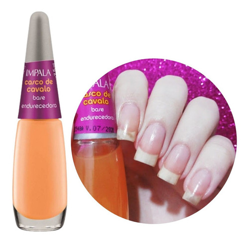 Esmalte Impala Casco De Cavalo Fortalecedor Base Hidratante Cor Incolor