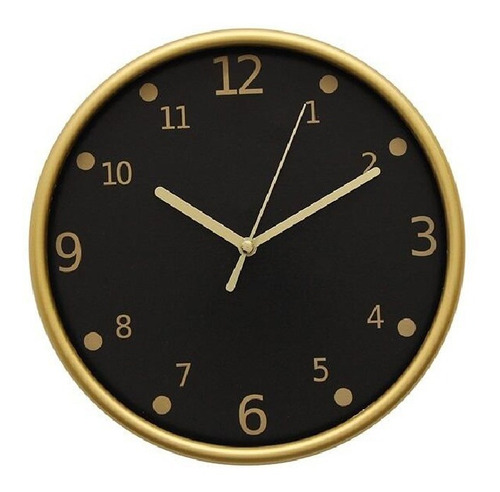 Reloj  Pared  Plastico Fino Color 20 Cm Pettish Online