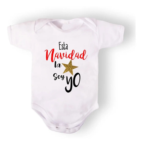 Pañalero Algodon Personalizado Bebe - Frases De Navidad