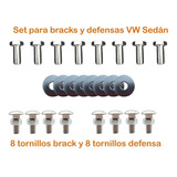 Bracks Vocho Set Tornillos  8 Gota Cromo Y 8 Hexagonal Brack