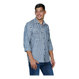 Camisa Manga Larga Buffalo Plaid Rever Pass