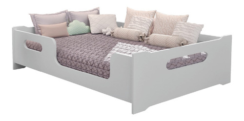 Cama Infantil Montessoriana Para Colchão 1,38m Branco