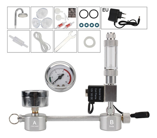 Acuario Diy Co2 Kit De Sistema Generador Co2 Difusor Del