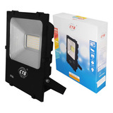 Refletor Led Ip66 30w Bivolt Branco Frio 6000k Cor Da Carcaça Acabamento Preto Cor Da Luz Branco-frio 110v/220v