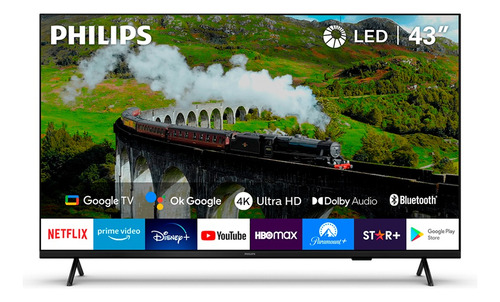 Smart Tv Philips 43pud7408/43 Led Google Tv 4k 43  220v