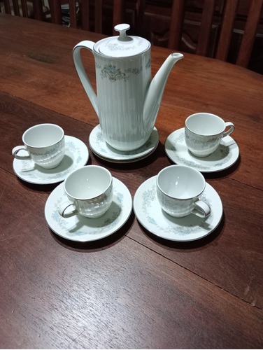 Juego De Café Porcelana Tsuji 