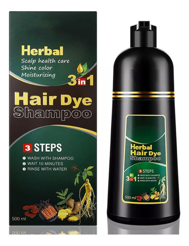 Champú Herbal Foam Para Teñir El Cabello