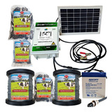 Cerco Electrico Ganadero Kit Solar (10 Km) + 3 Km De Alambre