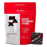 Hipercalorico Mass 1,4k Max T. + Creatina Power 150g Bruthal Sabor Vitamina De Frutas