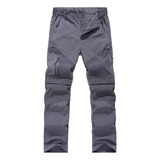 Pantalones Desmontables J Para Hombre, Con Múltiples Bolsill