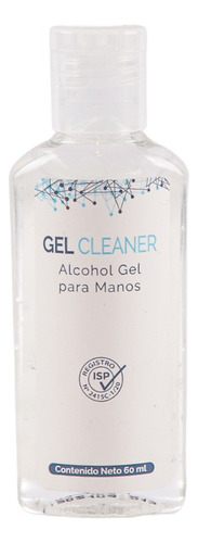 Alcohol Gel 60ml Certificado Isp Gel Cleaner Al 70° Gdchile