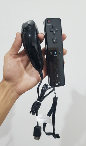 Control Remote Nintendo Wii Original+ Nunchuck | Negro