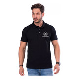 Camisa Gola Polo Volkswagem Masculina Casual Básica