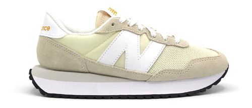 Zapatilla Mujer New Balance 237 Urbano Beige Crema