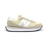 Zapatilla Mujer New Balance 237 Urbano Beige Crema