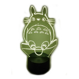 Lampara Led 3d Mi Vecino Totoro Studio Ghibli