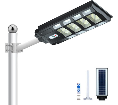 Farola Solar Rgb Con Sensor De Radar Para Exteriores Ideal