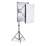 Kit Iluminación Softbox X4 Multisocket + Trípode De Luz