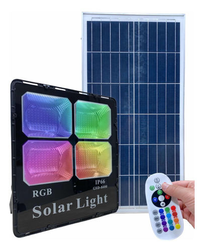 Reflector Led Rgb 400w Solar Multicolor