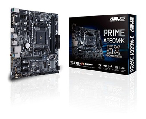 Mother Asus Prime A320m-k Am4 Ddr4 A320 Hdmi M2