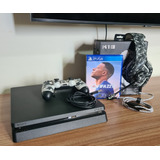 Sony Playstation 4 Slim 1tb + Fifa 22 + Gta V (digital) + Headset Gamer 