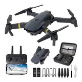 Dron Eachine E58 Con Cámara 4k Hd Negra De 2,4 Ghz Con 2 Bat