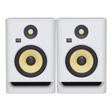 Krk Rokit 7 G4 Blancos (par) Monitores De Estudio 110v