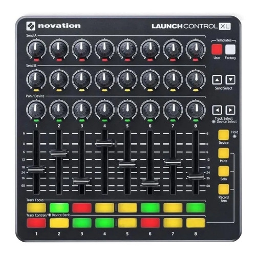 Controlador Dj Novation Launch Control Xl Negro